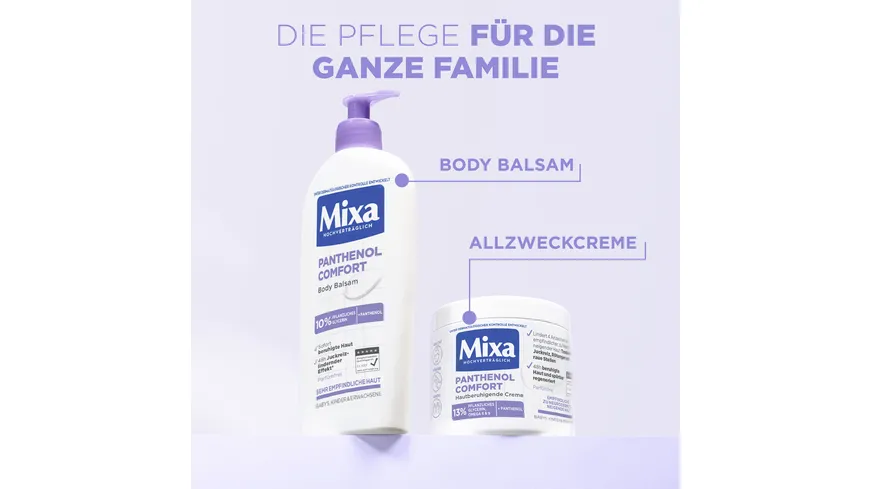 Mixa Panthenol Comfort Body Balsam 250 ml