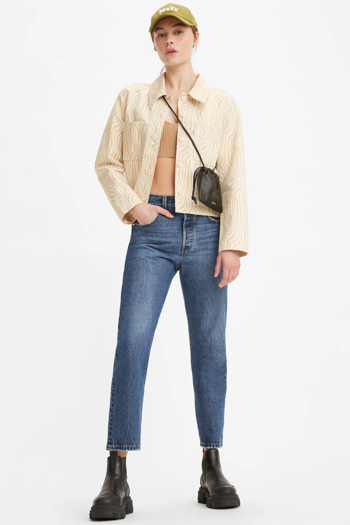 Levi&'s  501 Crop Jeanshose für Damen - Troy House