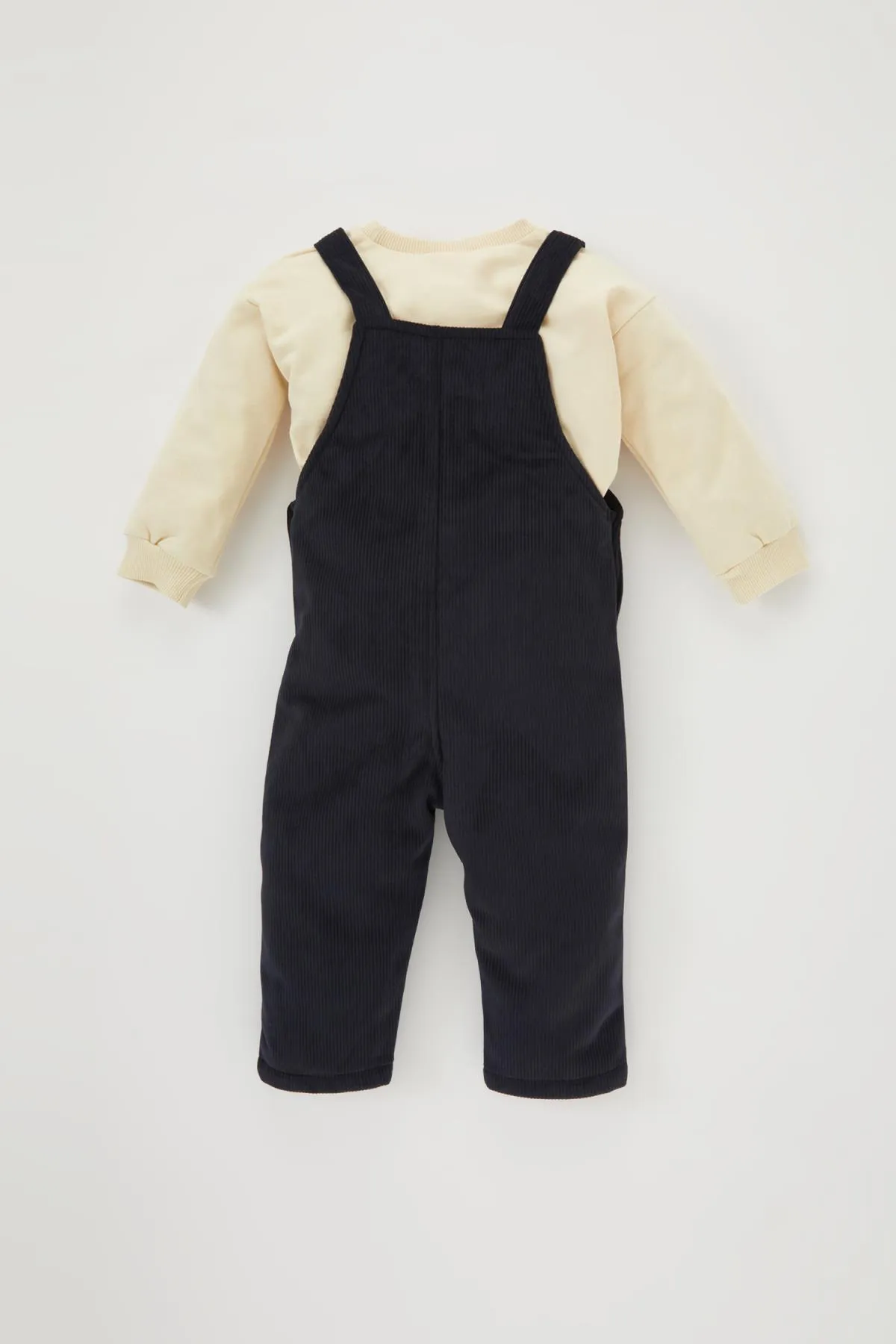 DeFacto  Bedrucktes Sweatshirt-Salopette für Babys im 2er-Set