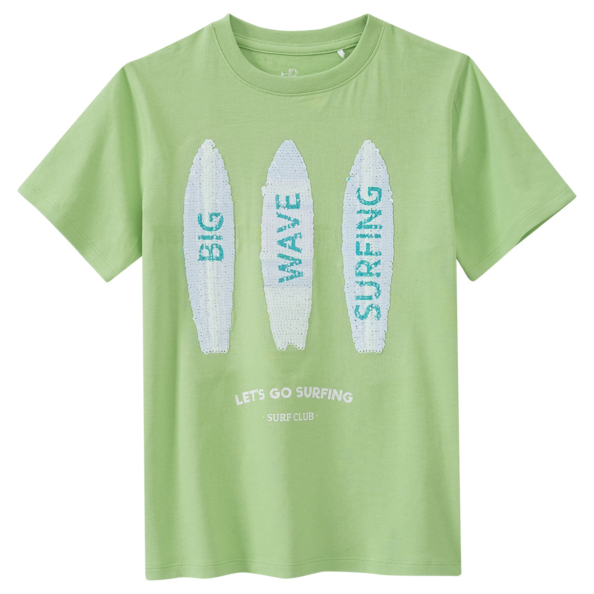 Jungen T-Shirt mit Wendepailletten