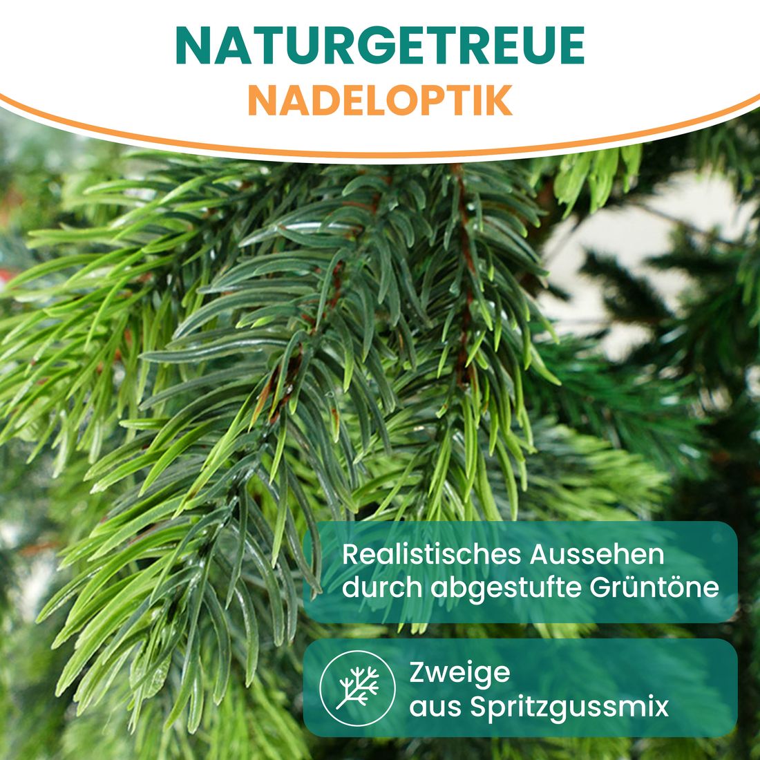 Gartenpirat Gartenpirat Künstlicher Weihnachtsbaum 120 cm BonTree Fichte PE/PVC-Mix