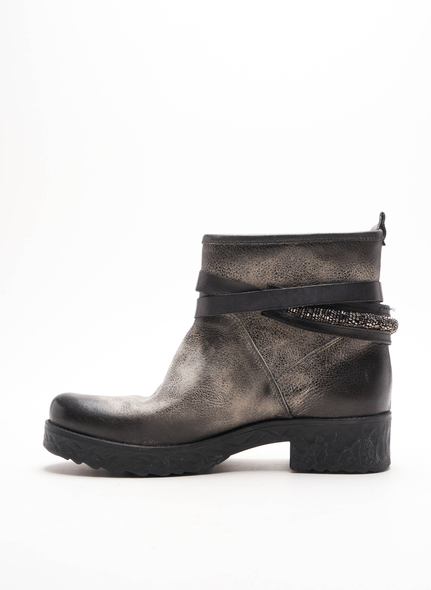 Looking Bottines Femme couleur gris