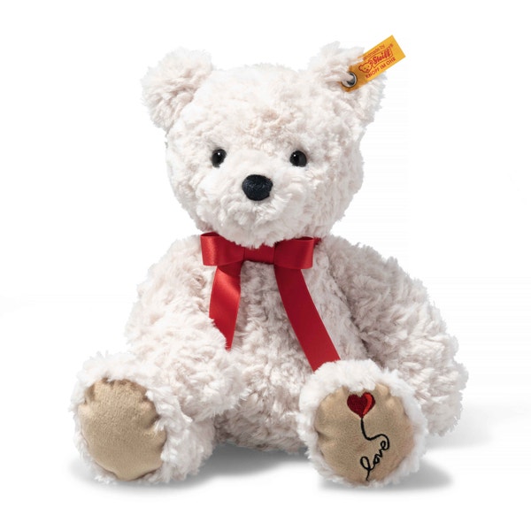 Jimmy Teddybär – Love, 30 cm, weiß