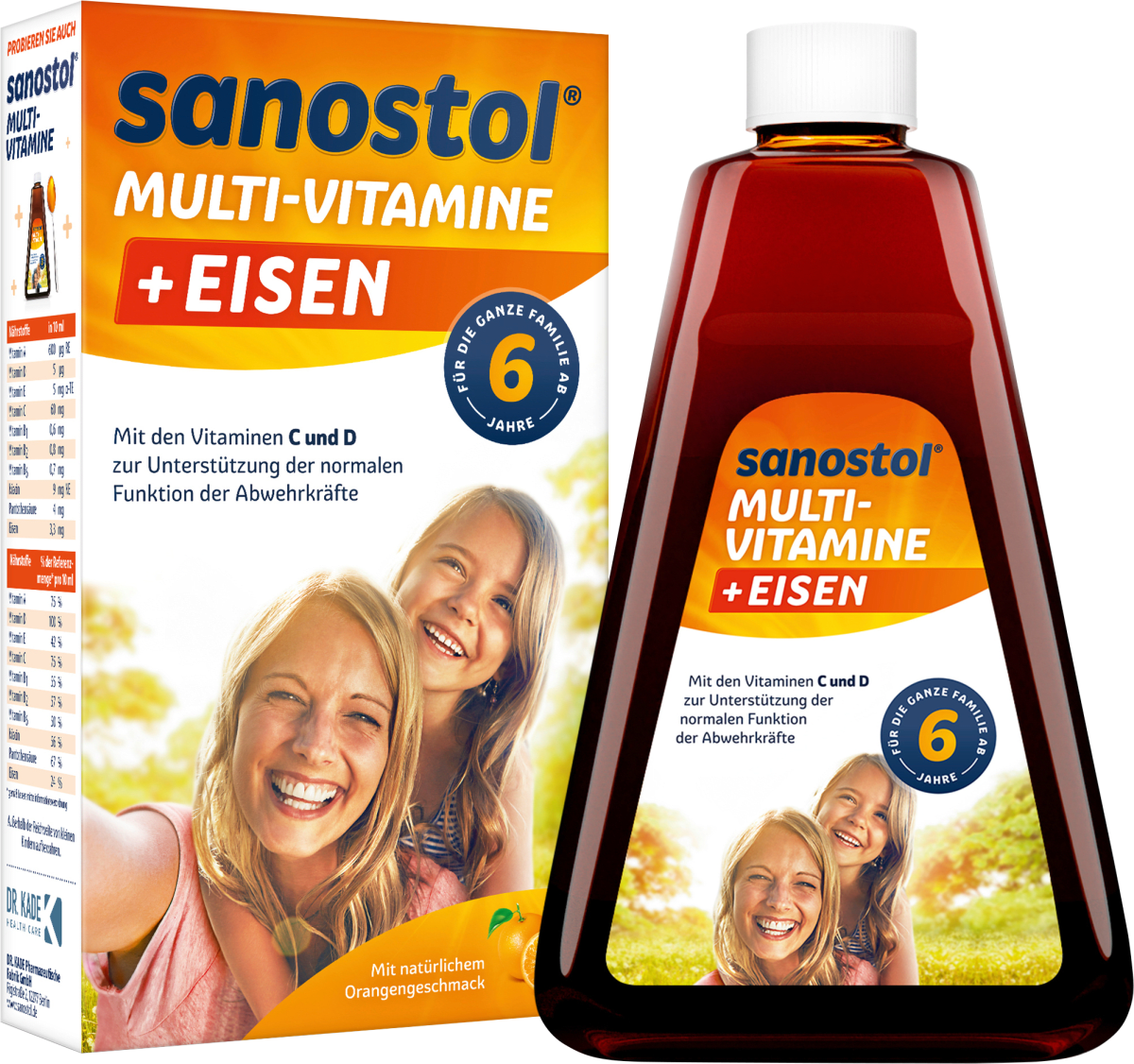 Multi-Vitamine plus Eisen, 460 ml