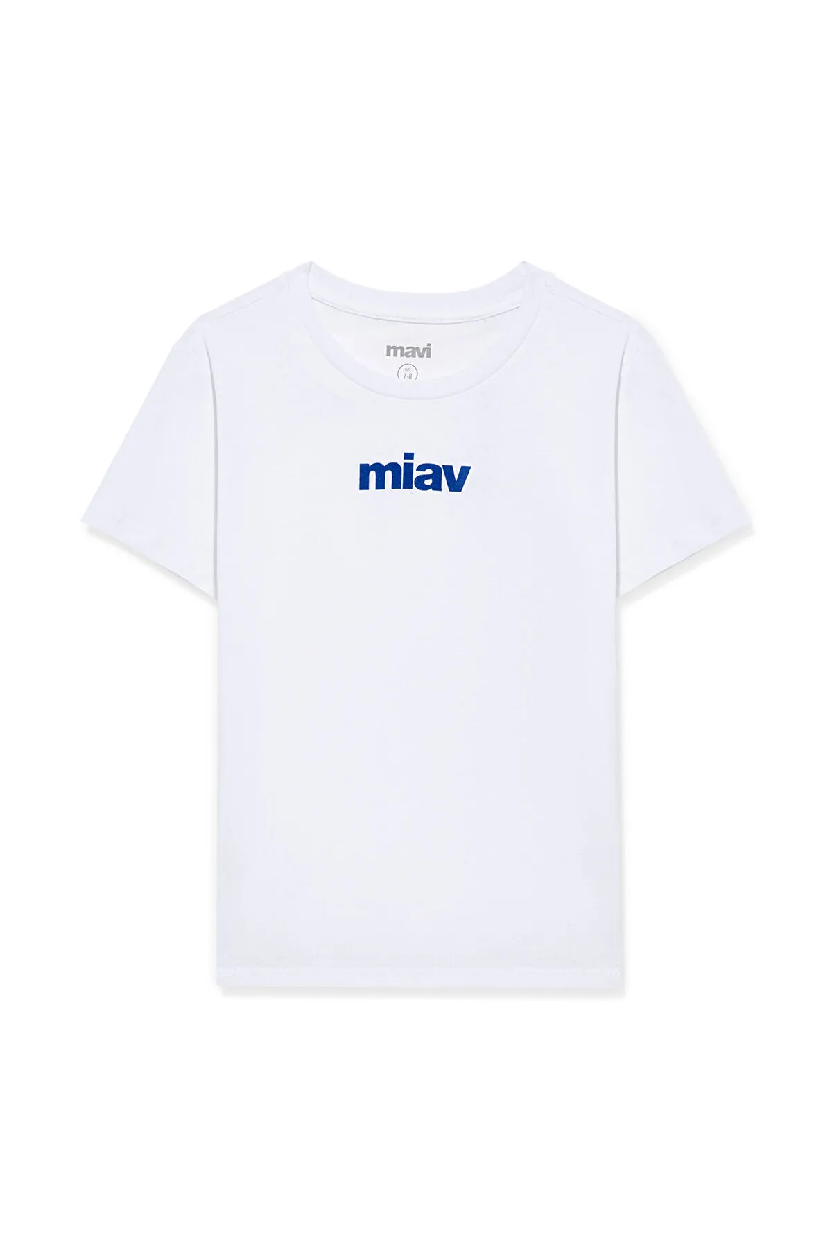Mavi  Weißes T-Shirt mit Miav-Aufdruck, reguläre Passform / normaler Schnitt 66332620