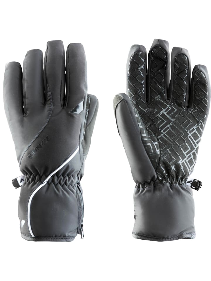 Zanier Seefeld STX Fingerhandschuhe in Schwarz günstig kaufen