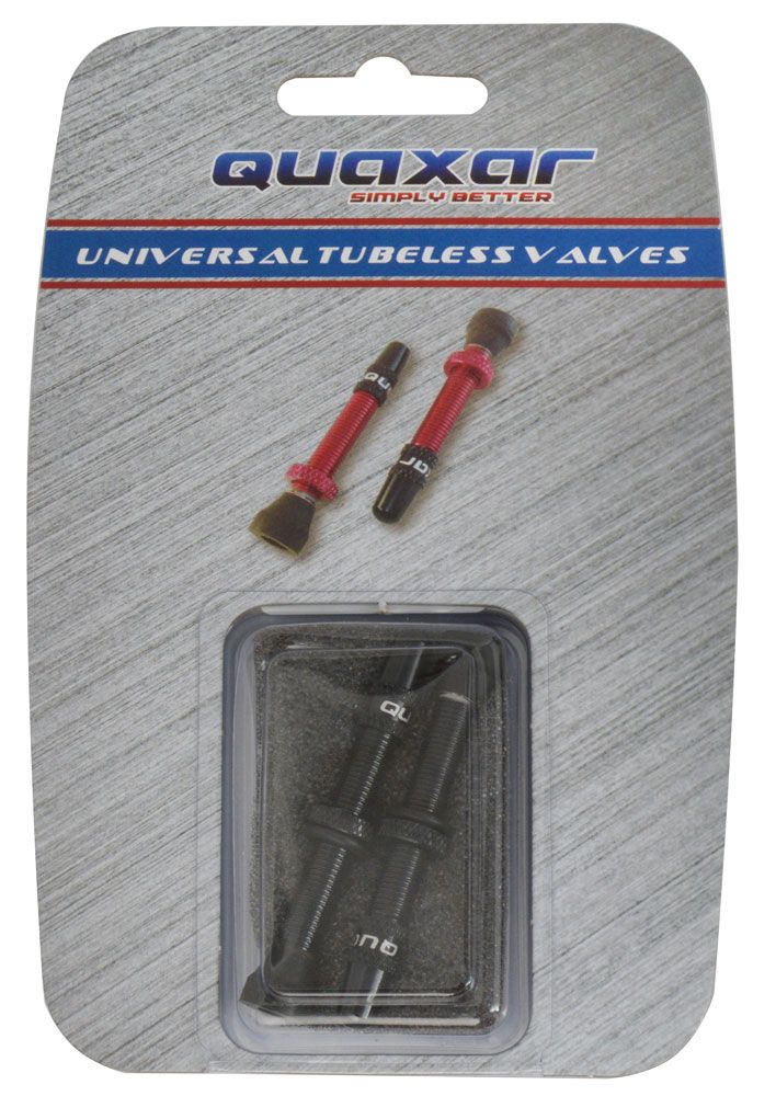 Quaxar Tubelessventile Universal 45mm Alu schwarz kaufen | Bike-Discount