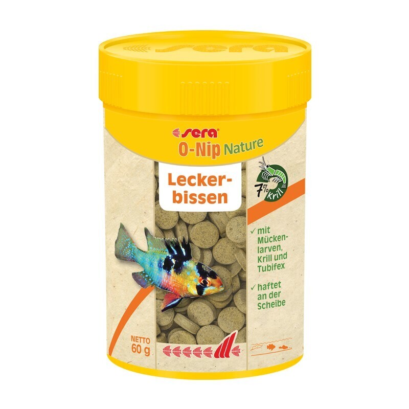 Sera Hauptfutter Sera O-Nip Nature 100 Tabs