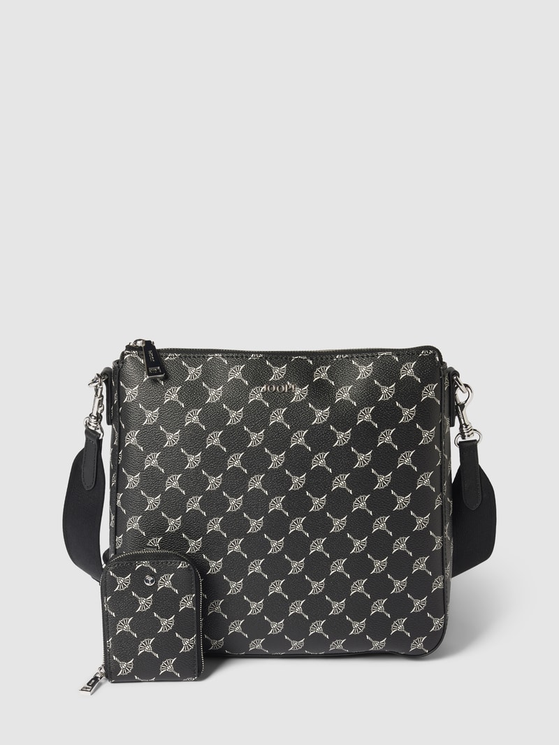 Shoulder Bag mit Allover-Print Modell 'jasmina' in black