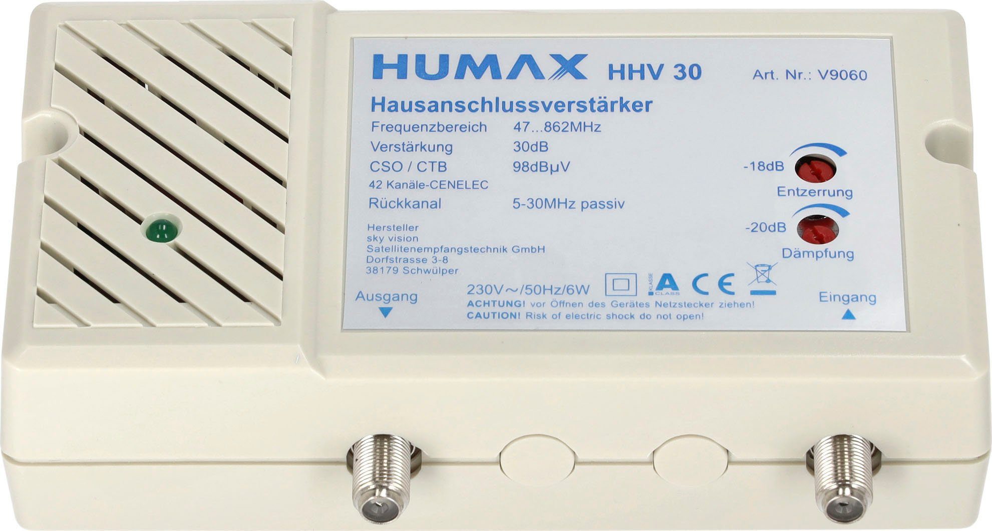 Humax HHV 30 Leistungsverstärker