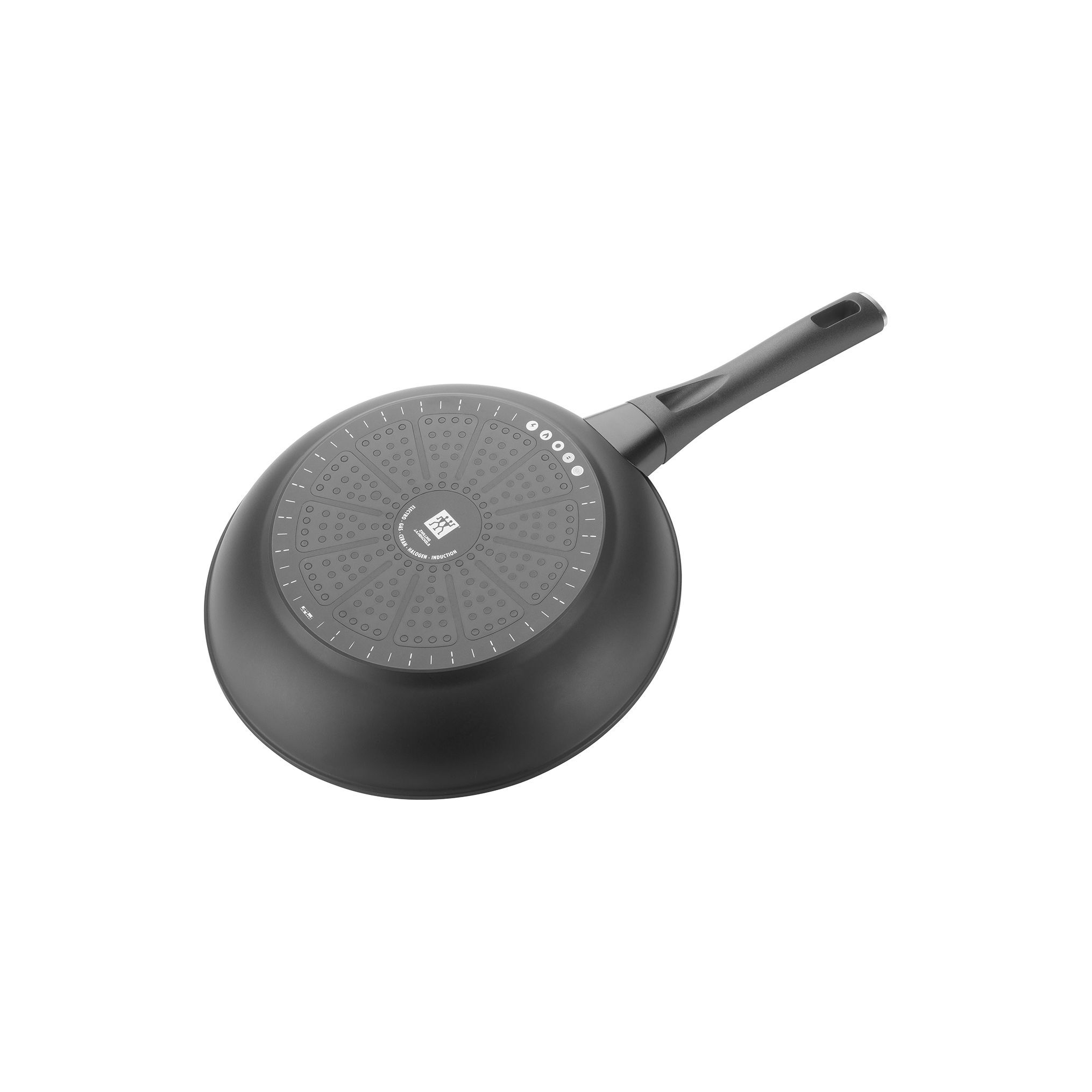 Bratpfanne hoch 24 cm, Aluminium, Schwarz