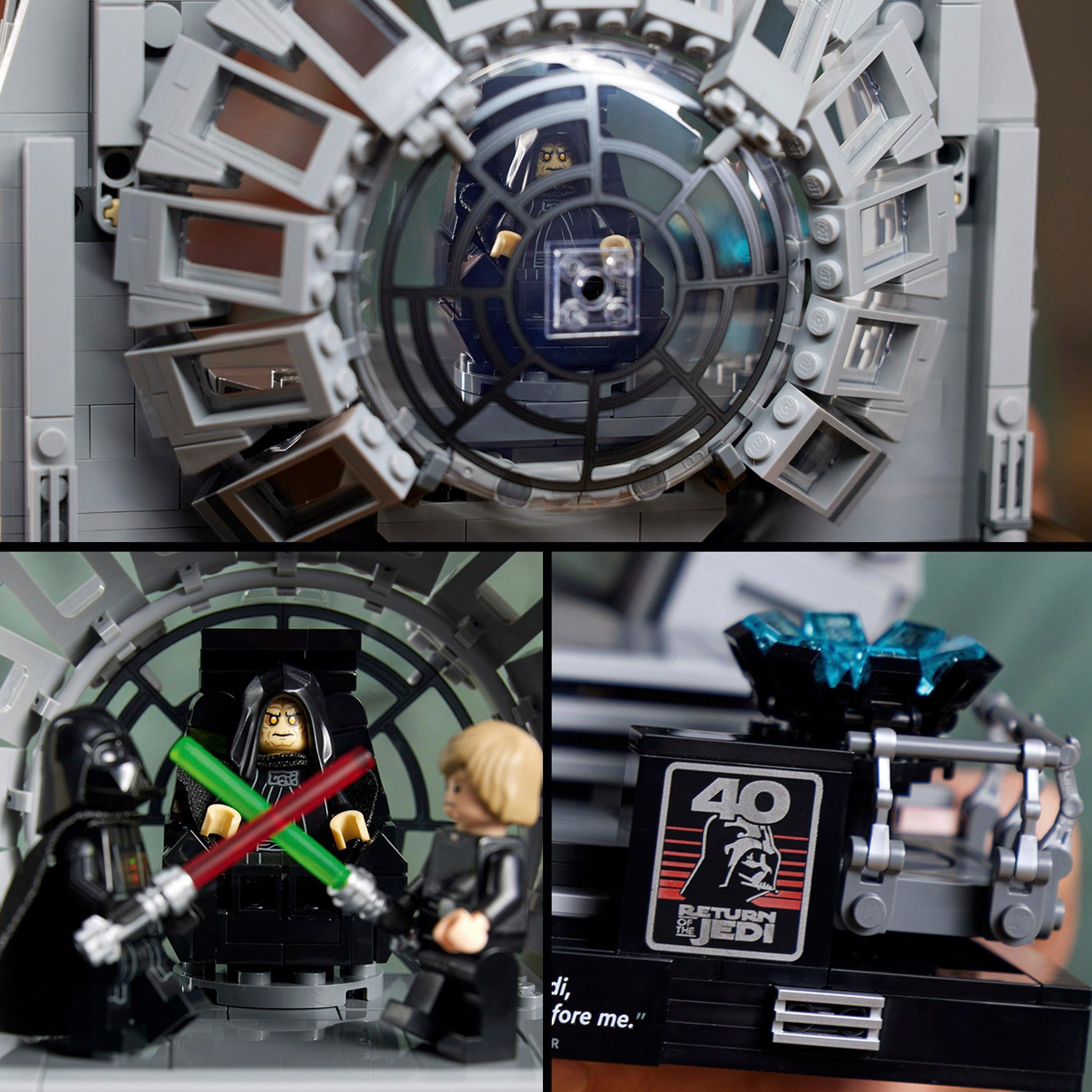 LEGO® Konstruktionsspielsteine Thronsaal des Imperators – Diorama (75352), LEGO® Star Wars, (807 St)