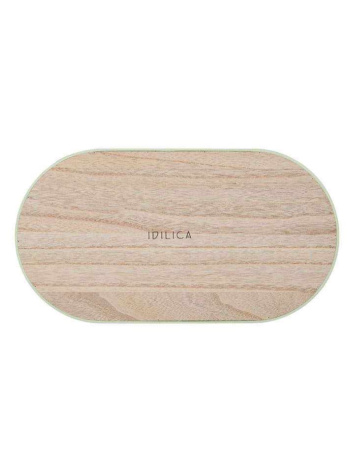 Kitchencraft Serviertablett in Hellbraun/ Mint - (L)37,8 x (B)20,4 cm günstig kaufen onesize