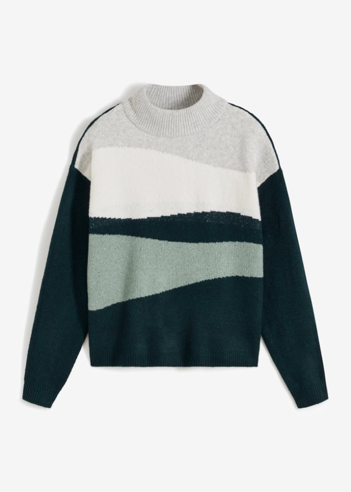 Pullover mit Colorblocking