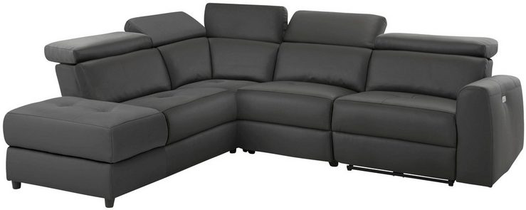 Home affaire Ecksofa Sentrano, auch mit elektrischer Funktion mit USB-Anschluß, in 4 Bezugsvarianten