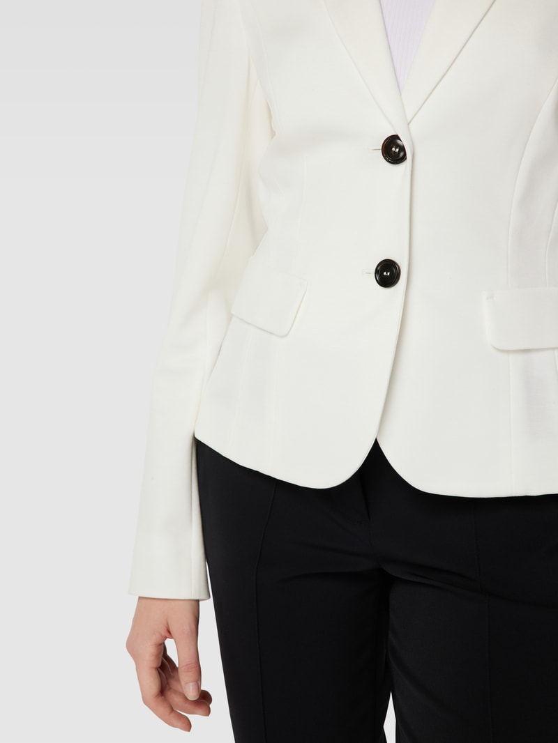 Blazer mit angedeuteten Pattentaschen in offwhite