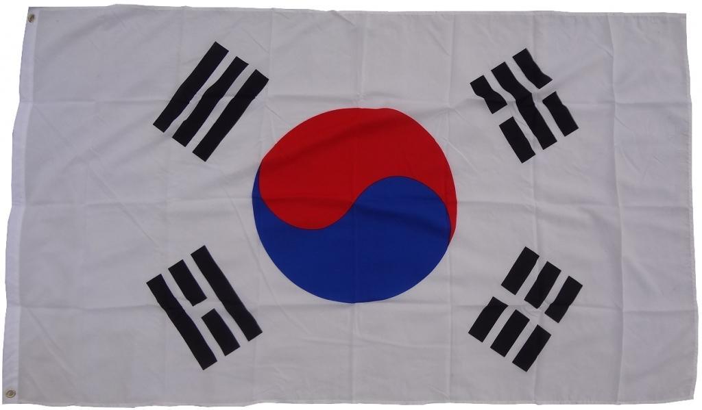 trends4cents Flagge Südkorea 90 x 150 cm