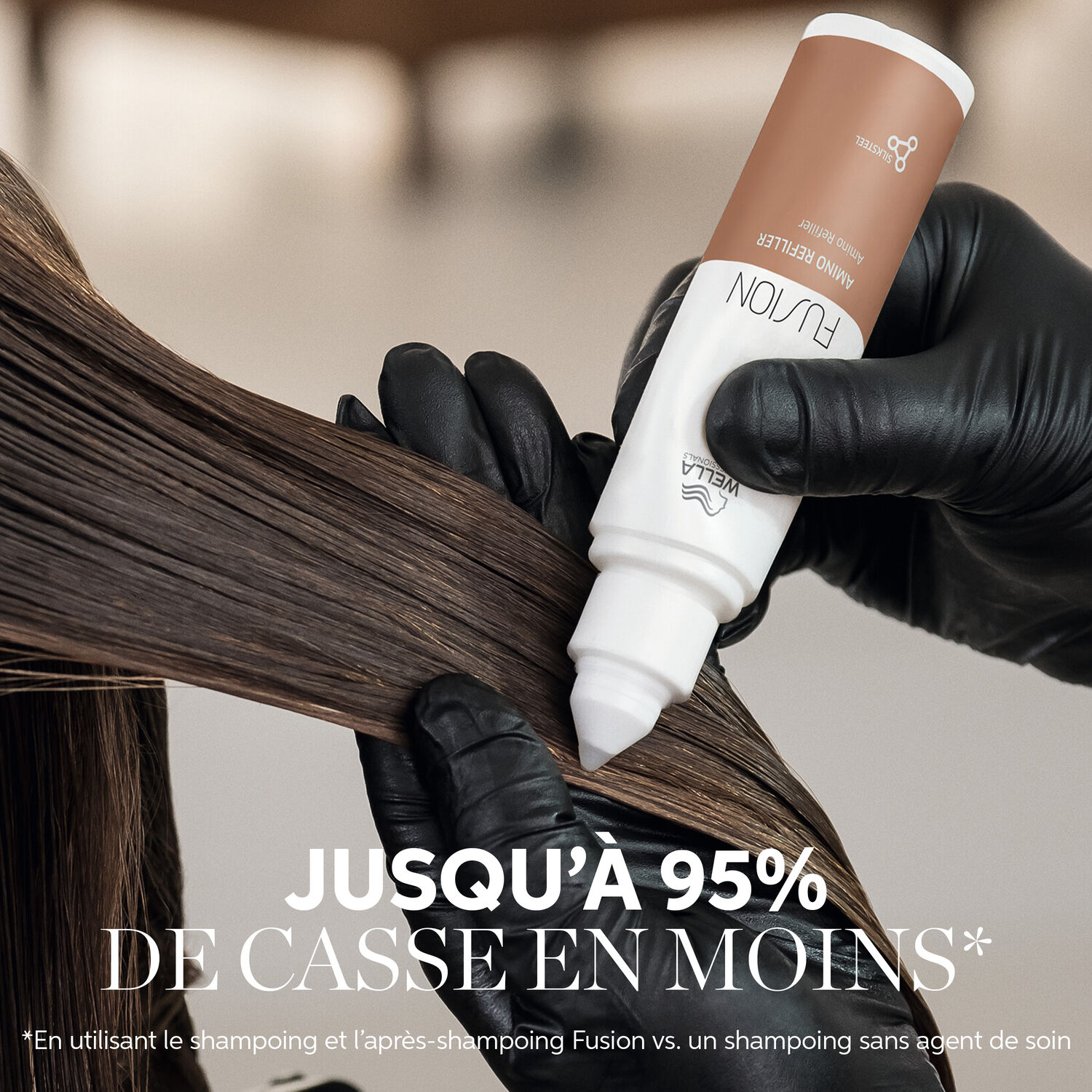 Wella Fusion Amino Refiller Soin Profond sans Rinçage pour Cheveux Abimés 70 ml