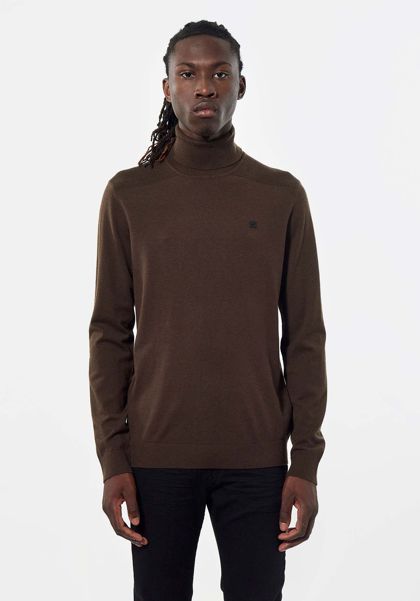ARIAN  Pull marron Homme