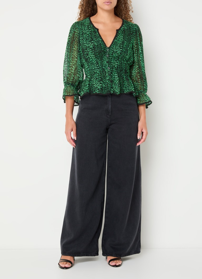 ba&sh  Chili blouse met V-hals