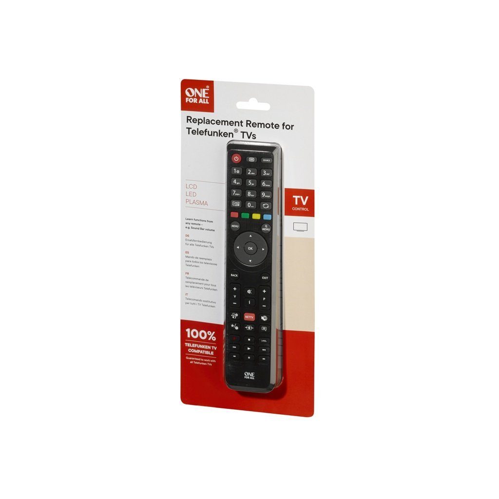 One for All TV Replacement Remotes URC 1918 Fernbedienung IR Wireless Drucktasten Soundbar