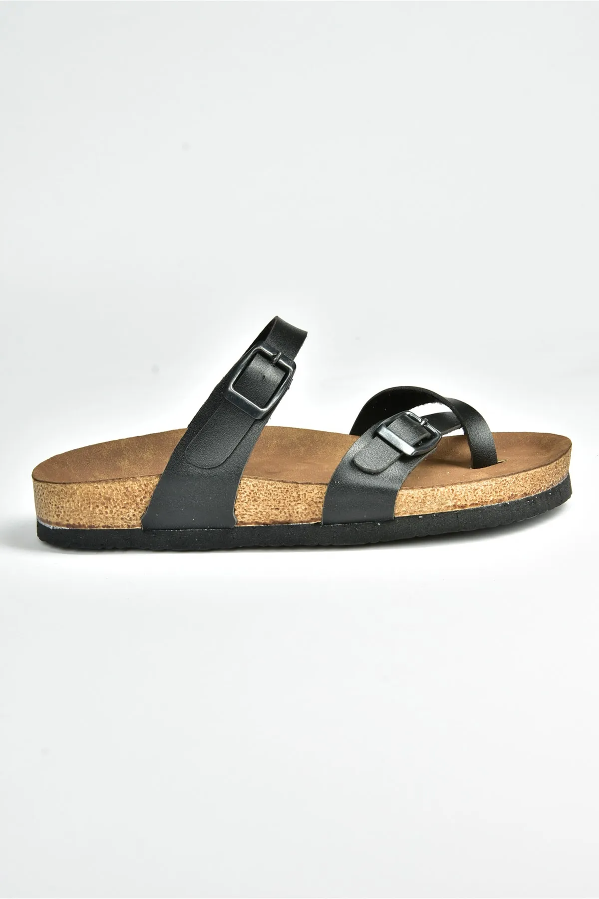 Fox Shoes  Schwarze Flip-Flops für Damen K777613409