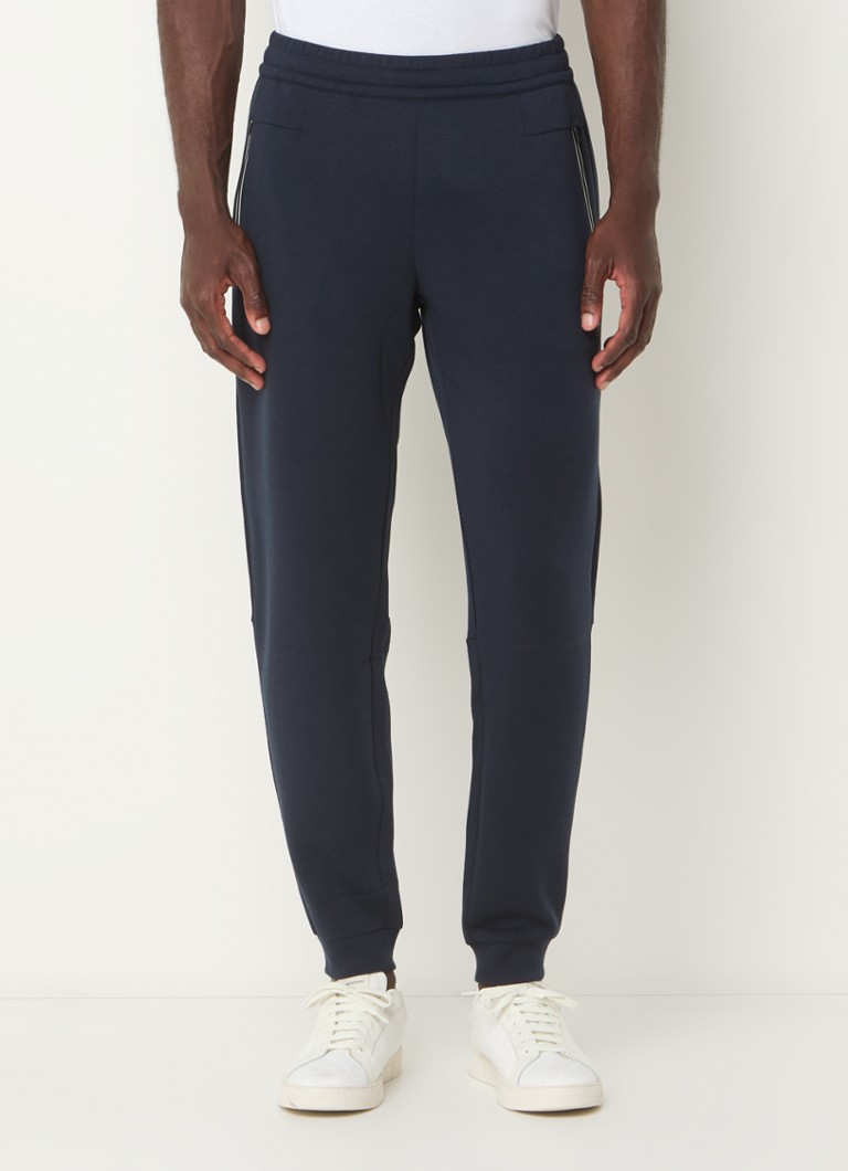 Pantaloni sport, conici, cu sigla Emporio Armani