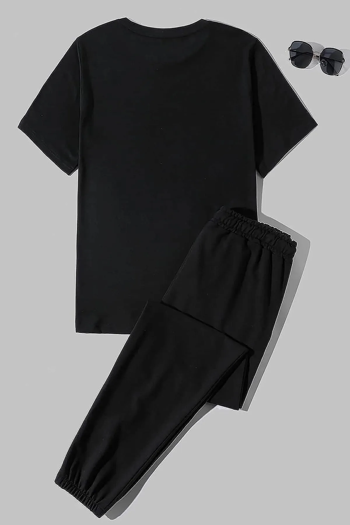 uyguntarz  Zweiteiliges Unisex-Trainingsanzug-Set in Kaffeebraun