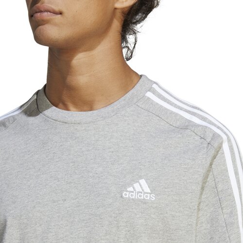 HERREN SHIRT ESSENTIALS SINGLE JERSEY 3-STREIFEN