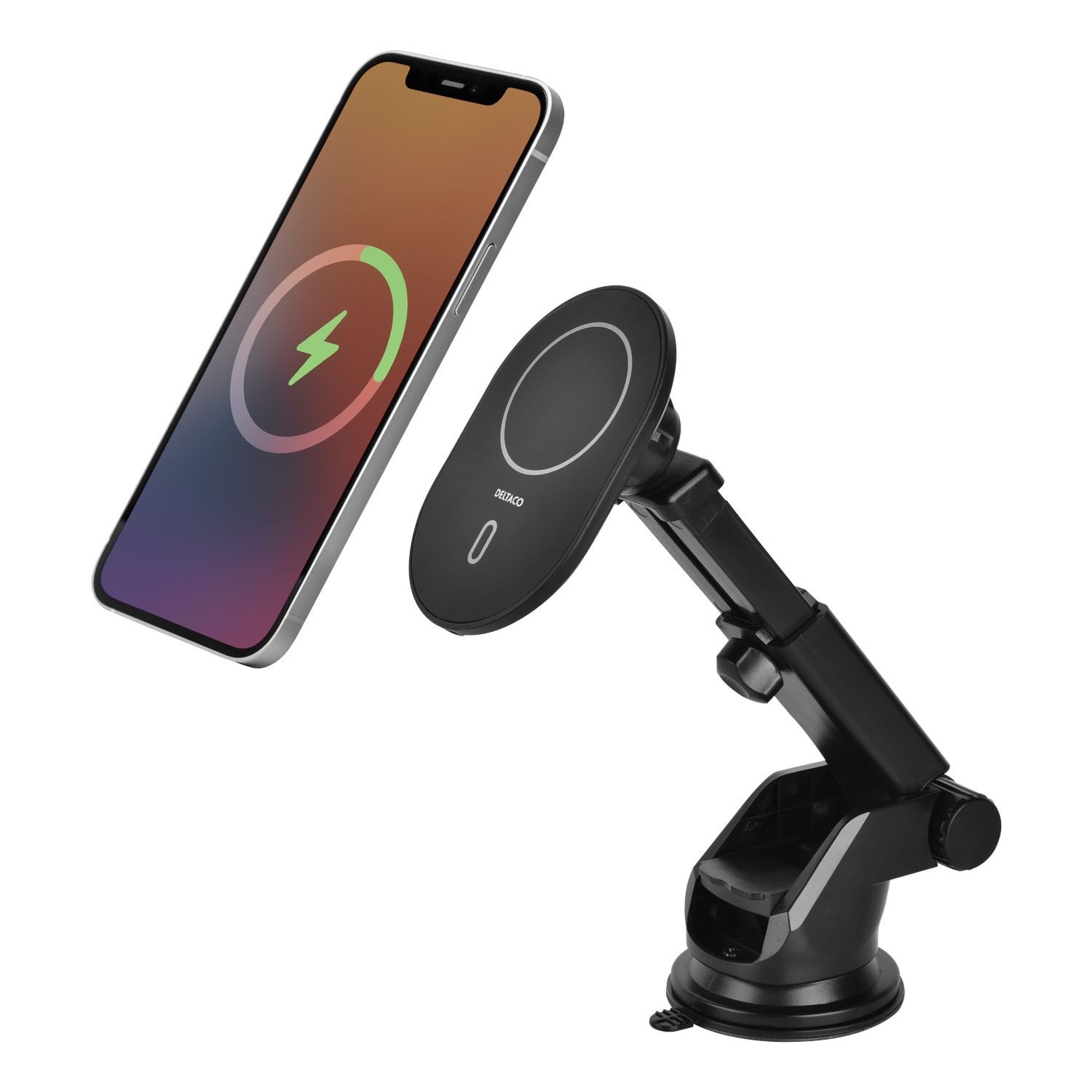 Deltaco QI-1035 Magnetischer Wireless Car Charger