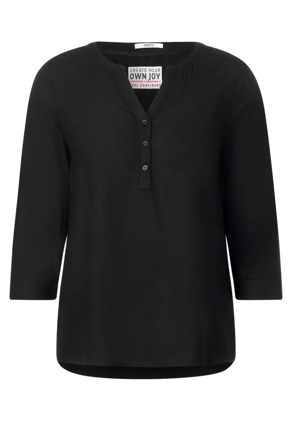 CECIL Viskose Bluse in Unifarbe