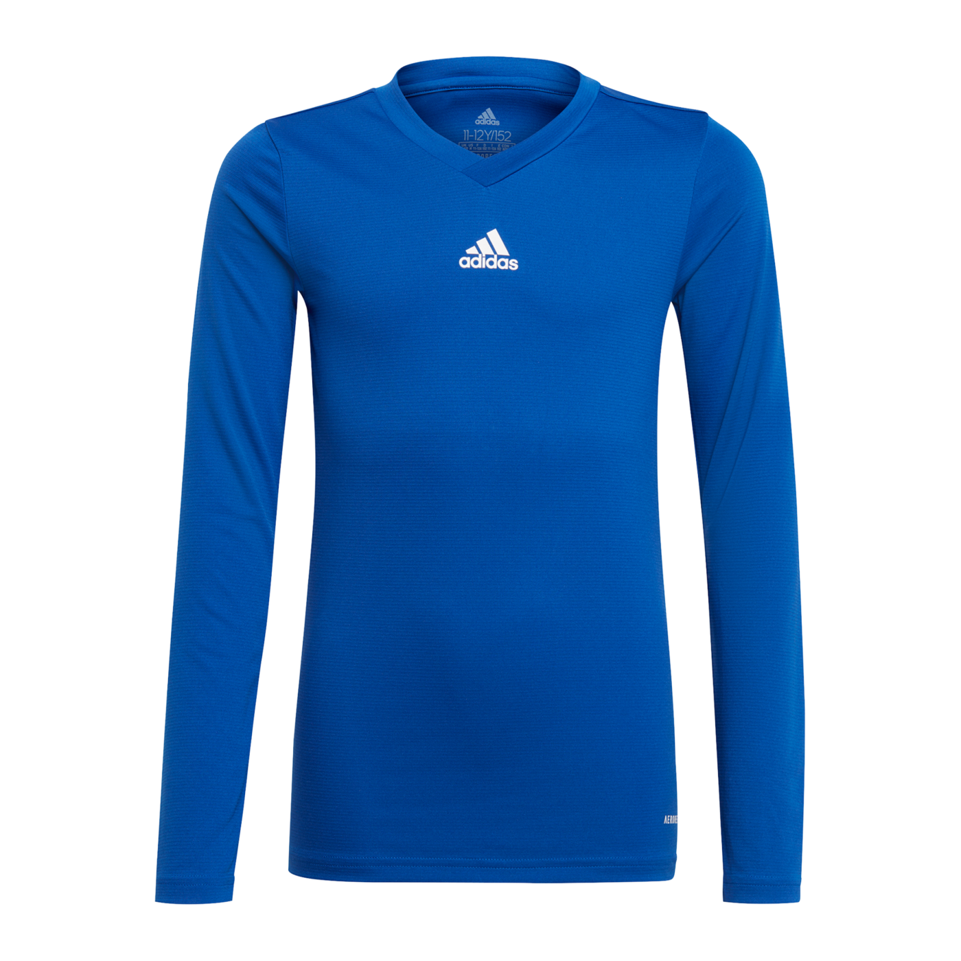 adidas Team Base Top langarm Kids Blau Weiss