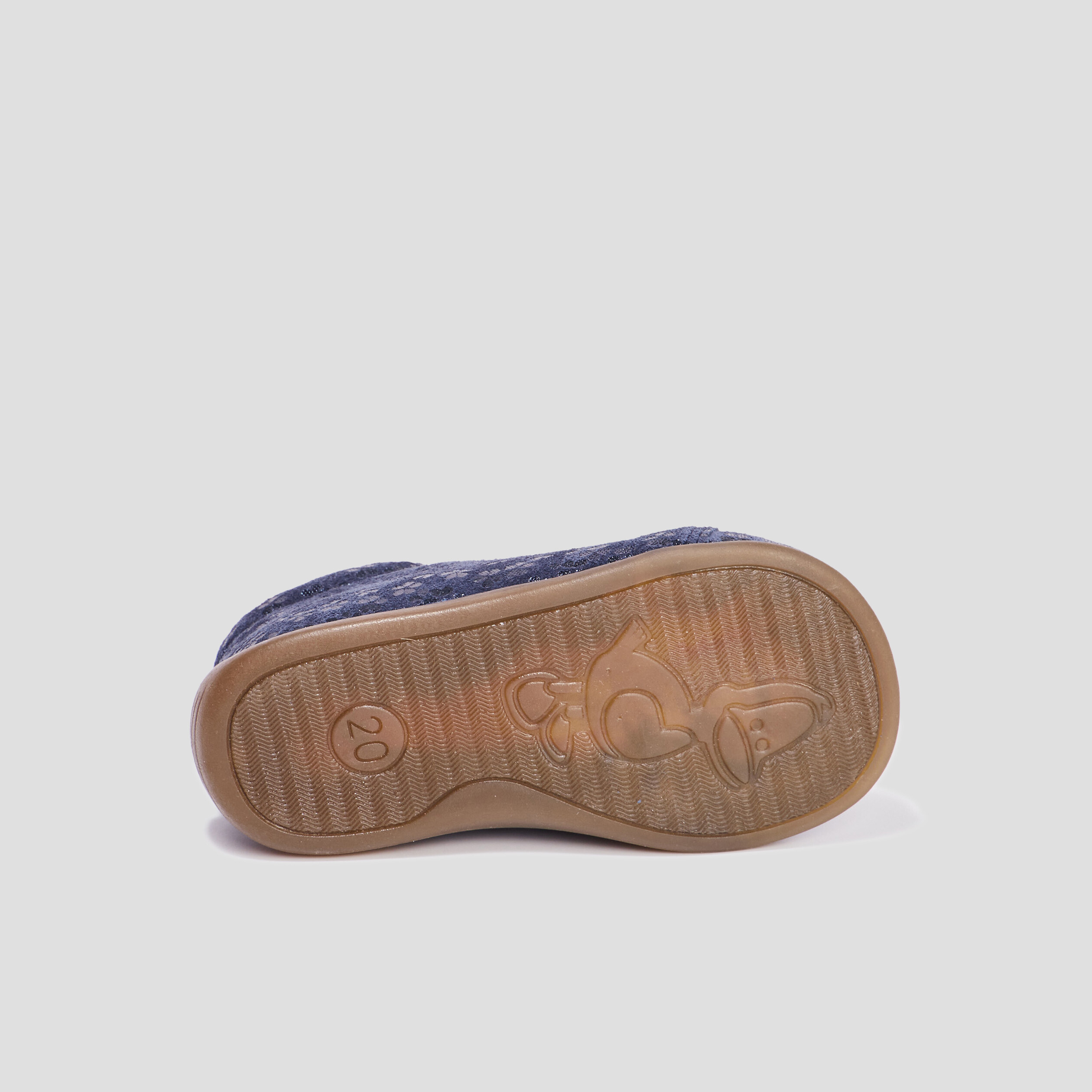 Bottillons à lacets en cuir bleu marine bébé fille | La Halle