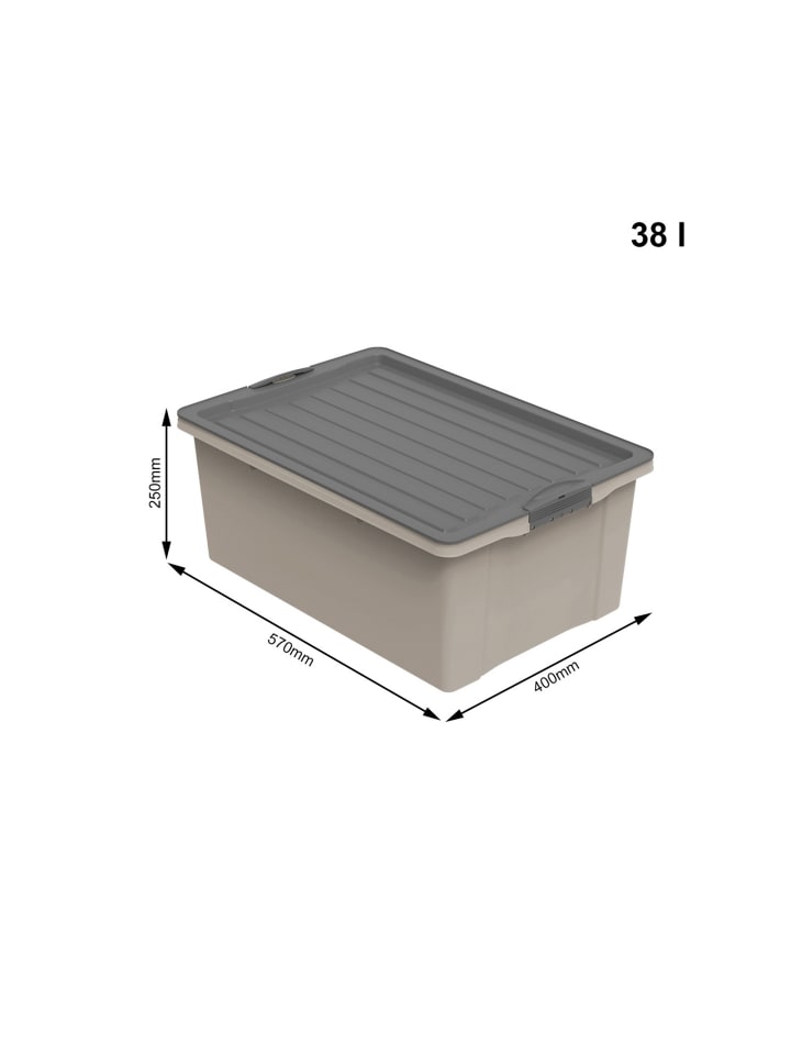 Rotho Stapelbox DIN A3, 38 l COMPACT günstig kaufen onesize