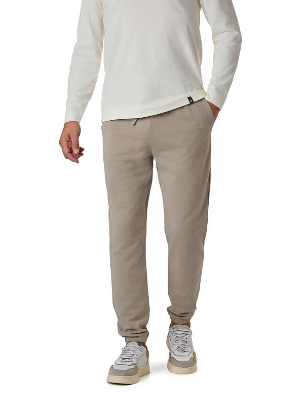 BOGGI MILANO, Sweatpants, Bio Baumwolle, taupe
