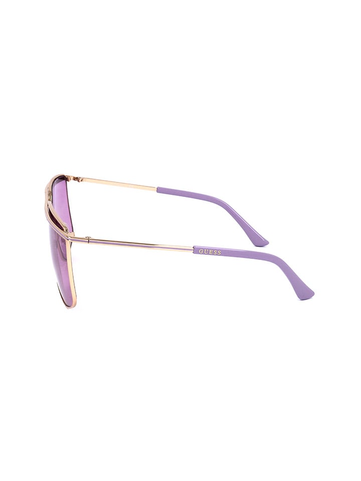 Guess Damen-Sonnenbrille in Lila/ Gold günstig kaufen 63