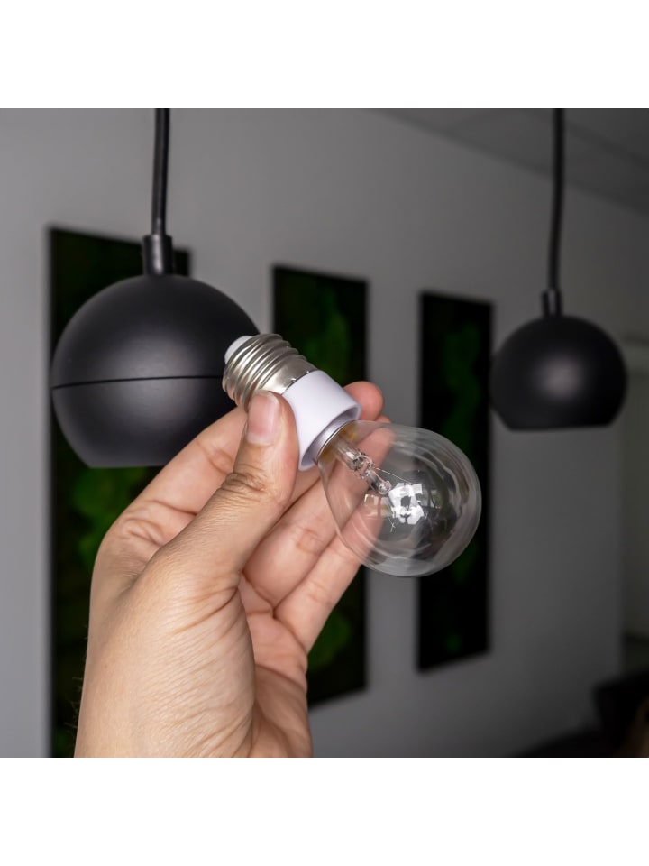 Intirilife 4er Set Lampenadapter GU10 auf E14 in WEISS günstig kaufen onesize
