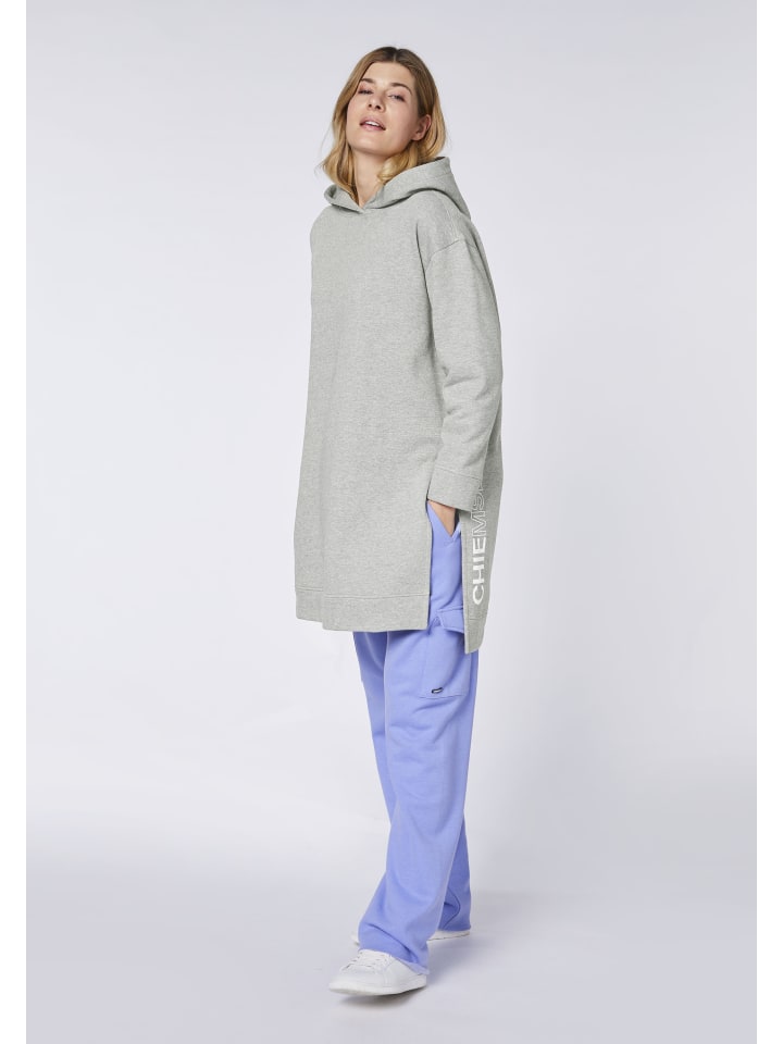 Chiemsee Long-Hoodie in Grau günstig kaufen