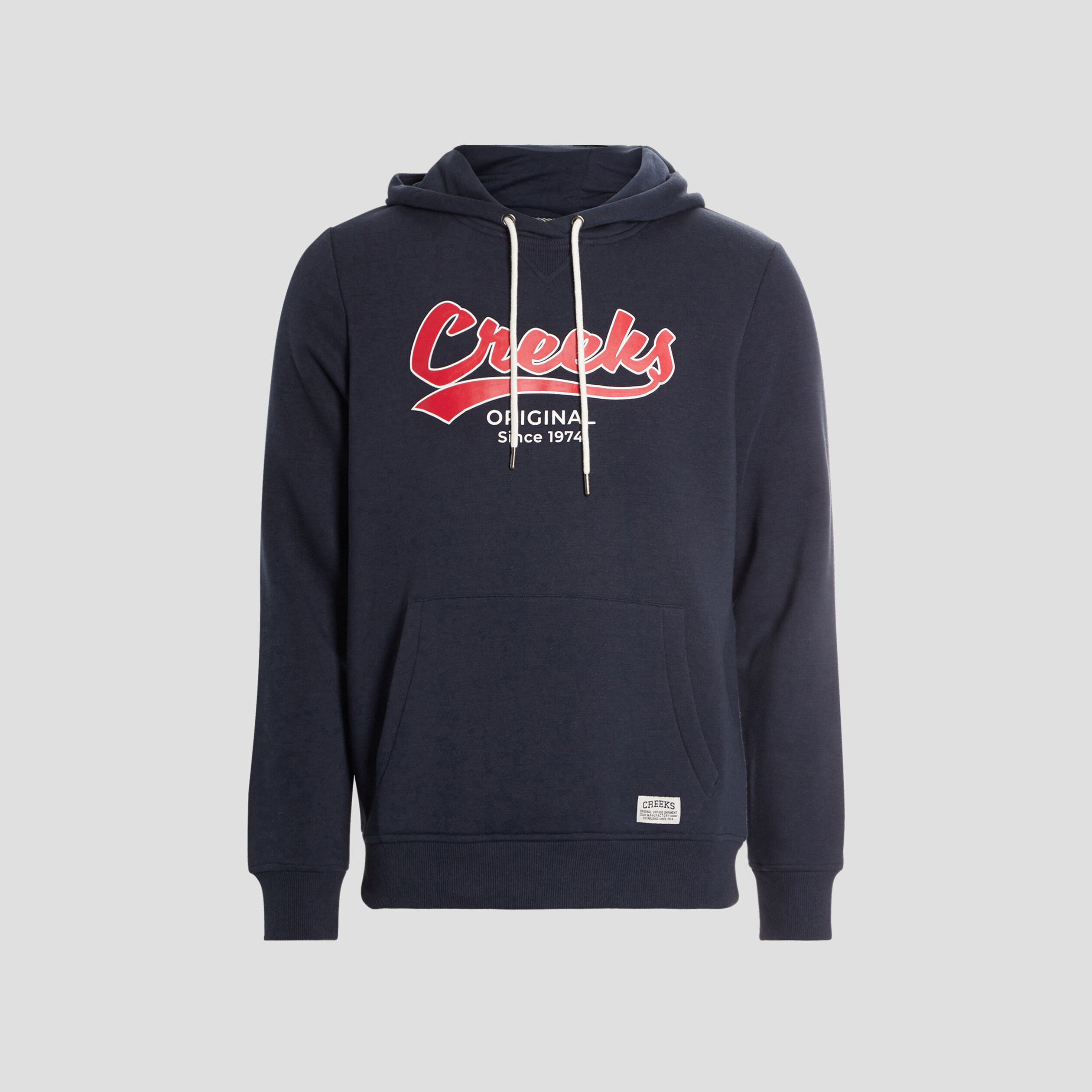 Sweat à capuche hoodie Creeks bleu marine homme | La Halle