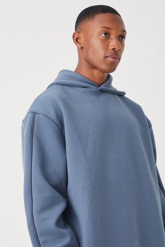 Strukturierter Oversize Hoodie