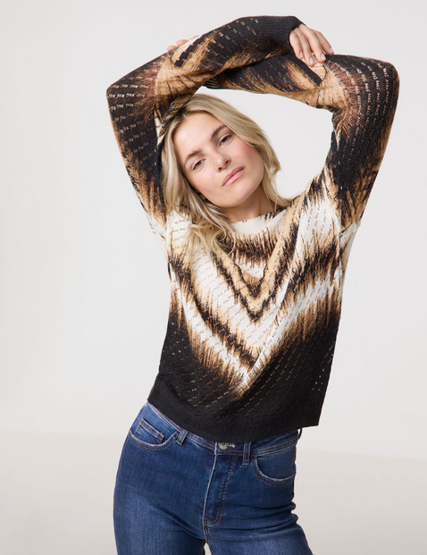Pullover mit Ajourmuster