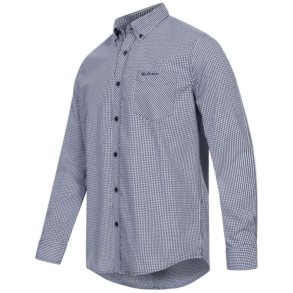 BEN SHERMAN Signature Herren Langarm Hemd 0076522-NAVY