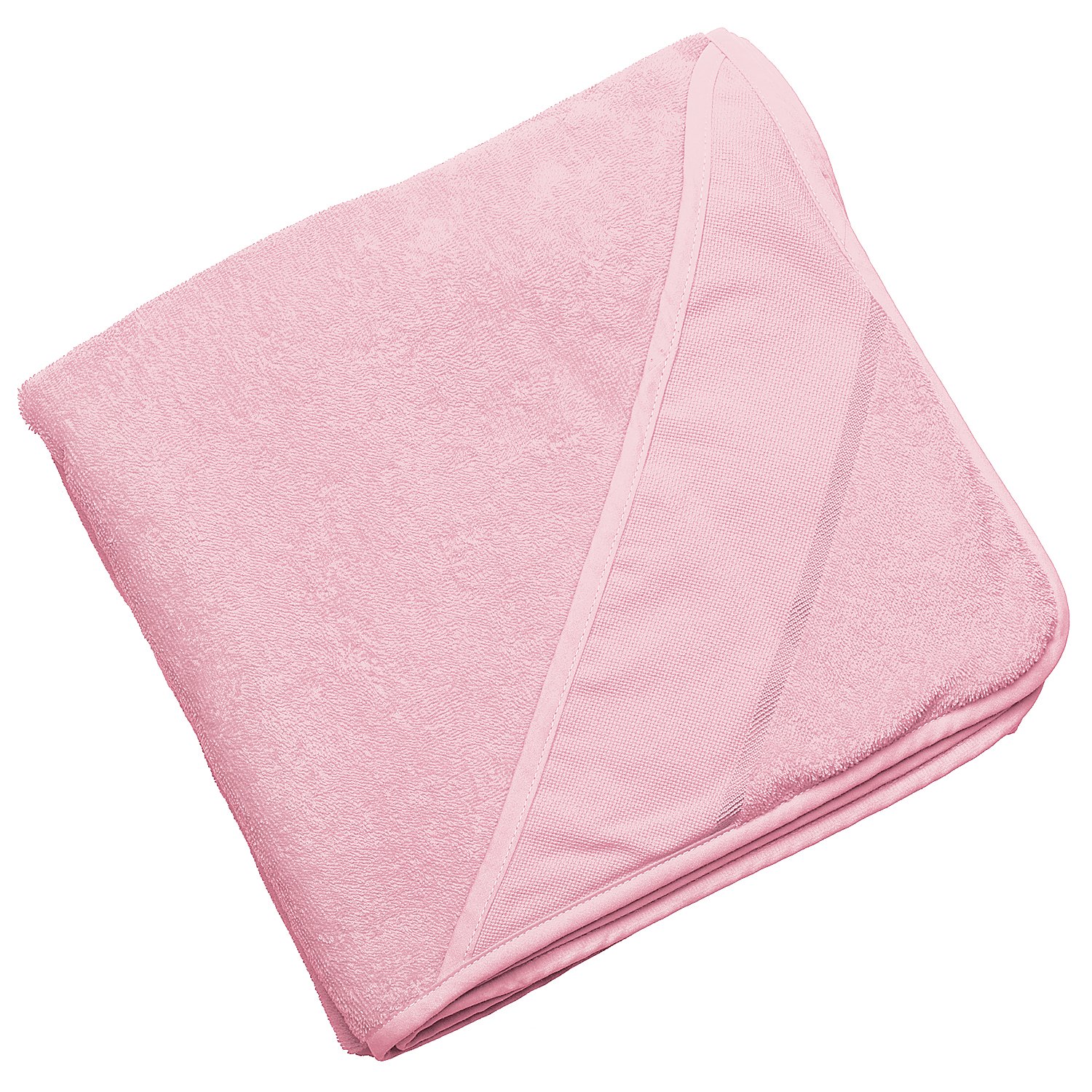 buttinette Kapuzenbadetuch, rosa, 140 x 140 cm