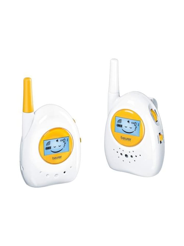 Beurer Babyphone BY84 Strahlungsarme mit Display EcoMode in Weiß günstig kaufen Anzahl: 1 Set