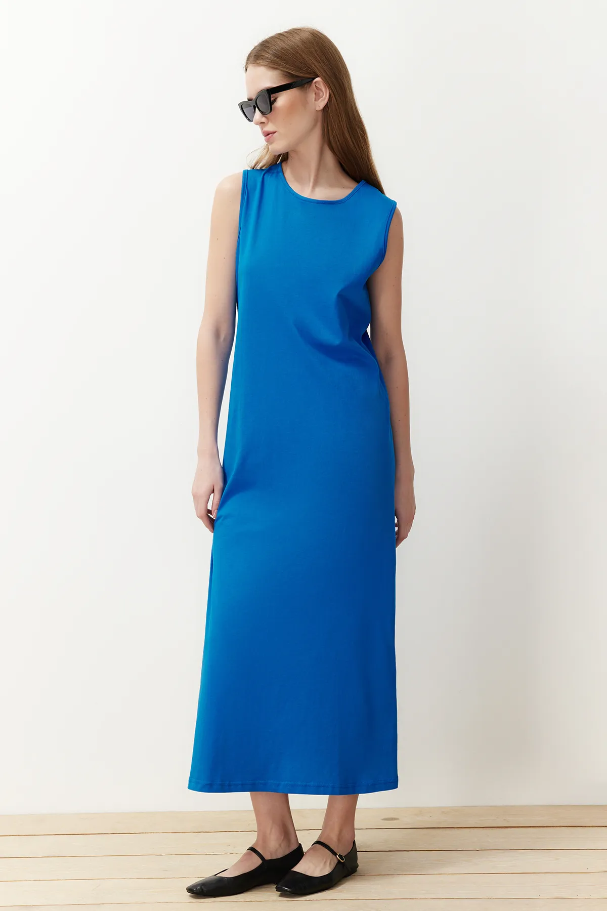 Trendyol Modest  Saks Ärmelloses Kleid Futter-Unterwäsche TCTSS21UK0034