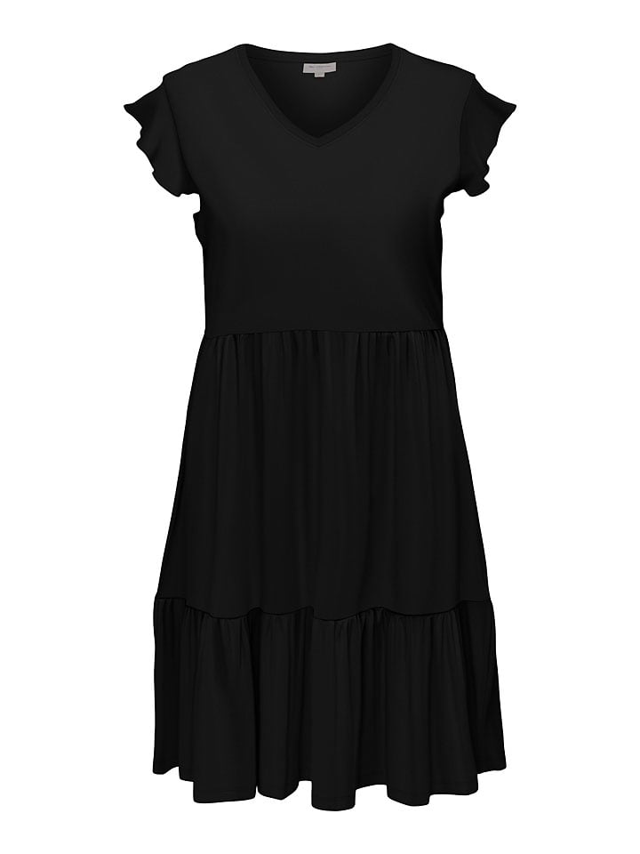 ONLY Carmakoma Kleid in Schwarz günstig kaufen