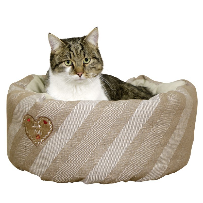 Kerbl Hundebetten Kerbl Welpenbett Love you beige