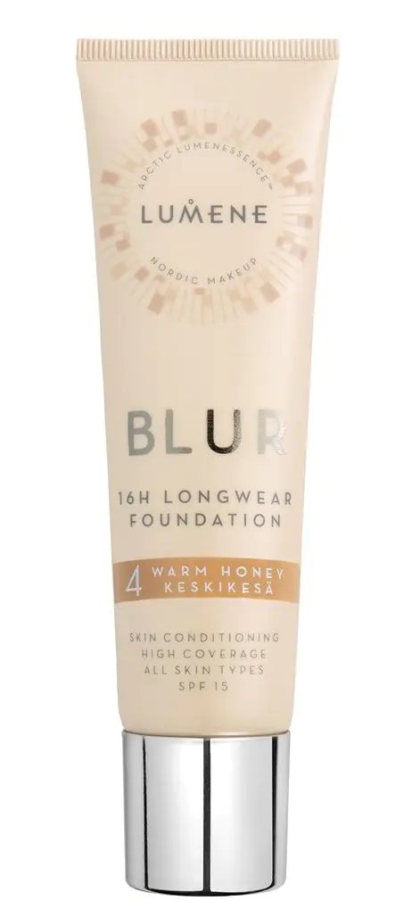 „Lumene Blur 4“ šilto smėlio spalvos išlyginamasis makiažo pagrindas