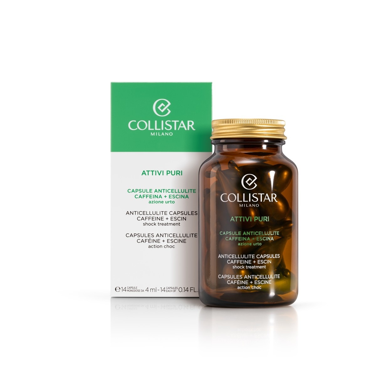 Collistar Pure Actives Capsule anticelulitice Cafeină + Escină