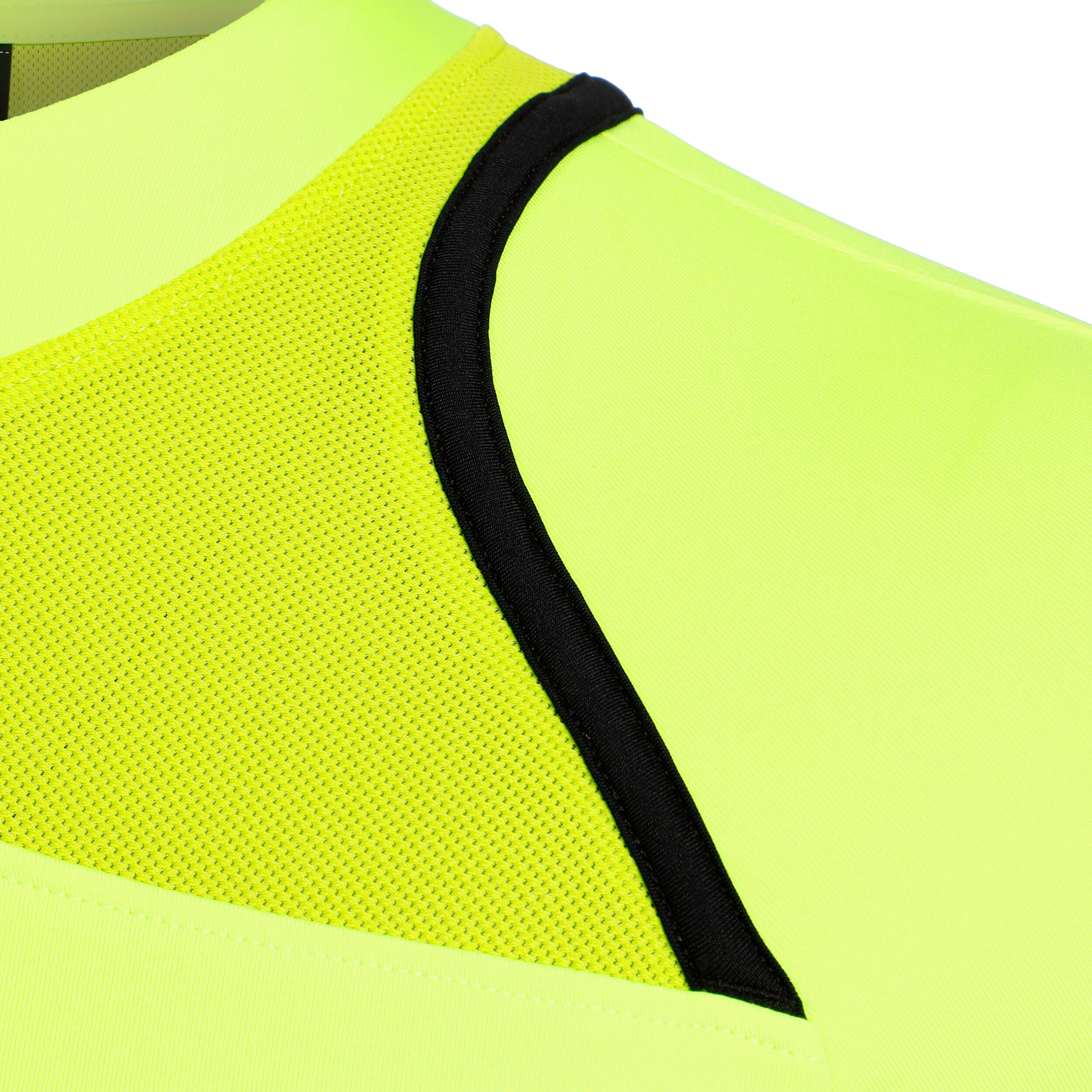 Run Anywhere Crop Laufshirt Damen - Grün, Schwarz